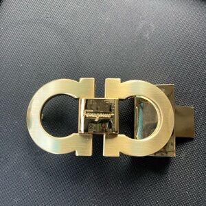 Salvatore Ferragamo Gold Buckle